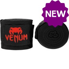 Venum - Kontact Boxing Bandaze - 2,5m - Black/Red